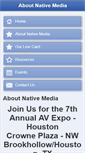 Mobile Screenshot of nativemediasales.com